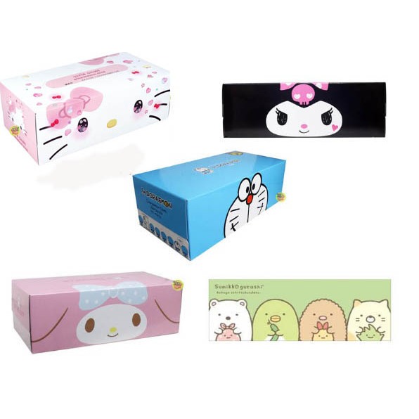 超取限4盒~日本製 盒裝 抽取式面紙/衛生紙 150抽(300張)~三麗鷗