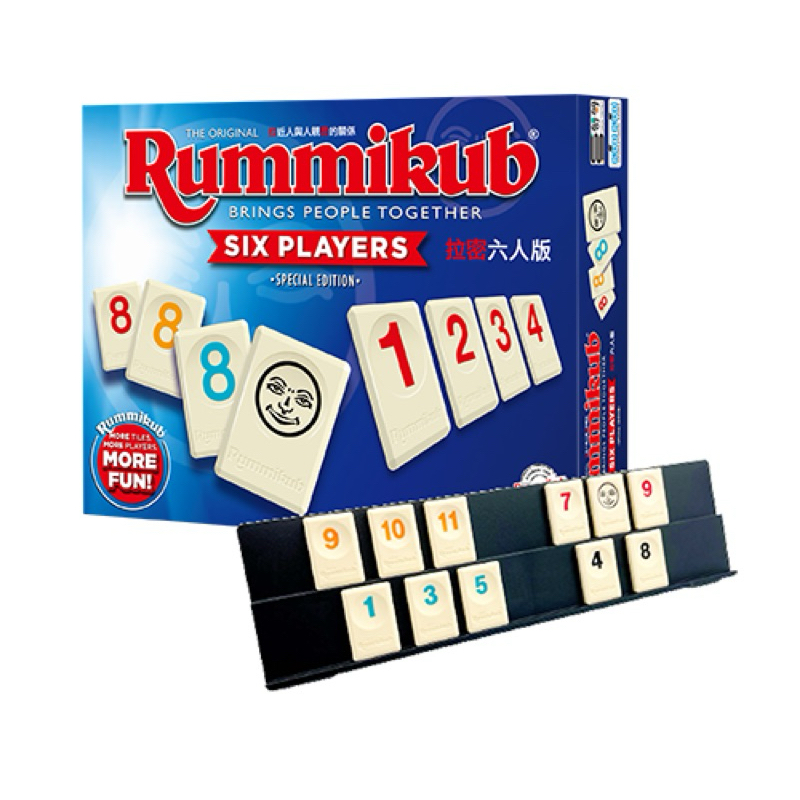 《我們桌遊》 Rummikub XP 拉密6人版 (新版)  哿哿正版拉密