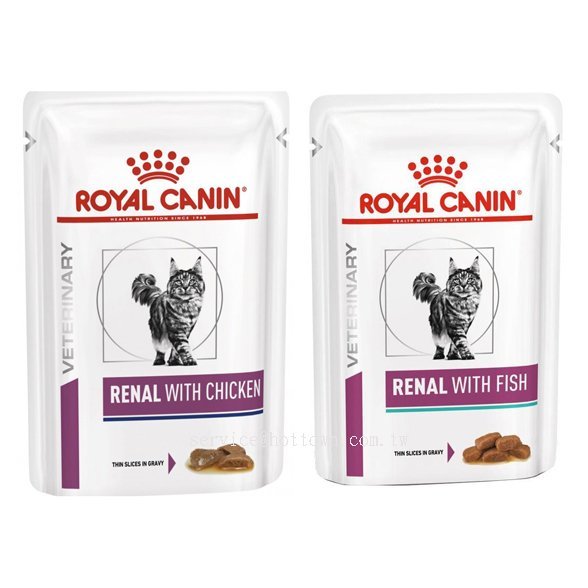 ROYAL CANIN 皇家濕糧-貓腎臟RF23W/ER28W/RF23FW/RF23CW妙鮮包 餐包 濕糧 85g/包