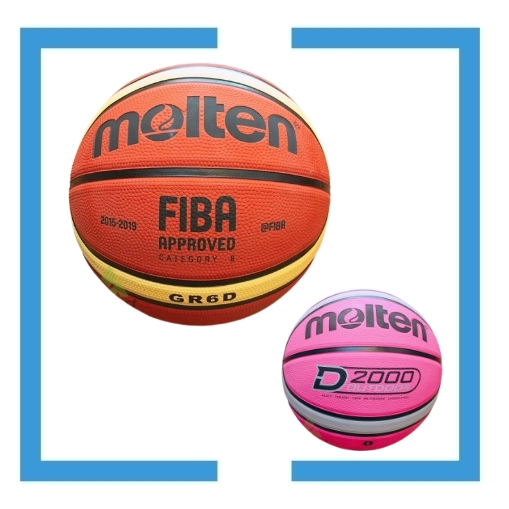 【MOLTEN】  6號籃球 女子籃球(棕黃色/粉色) #BGR6D GR6D