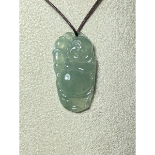［翡翠灣灣］天然緬甸A貨翡翠 -《立彌勒佛）-71100-墜子-配件-珠子-