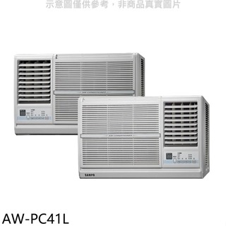 聲寶【AW-PC41L】定頻左吹窗型冷氣(7-11商品卡1800元)(含標準安裝)