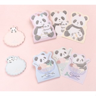 *激動小鹿*<現貨>日本 amifa 迷你便條紙 memo 136593-貓熊 可愛動物 便條紙