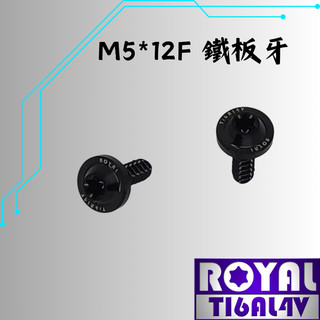 【瘋螺絲】ROYAL 鈦合金螺絲★ M5*12F鐵板牙 飛碟頭 螺絲★ 64鈦/正鈦/鈦合金螺絲 ★出貨附發票★帝王黑