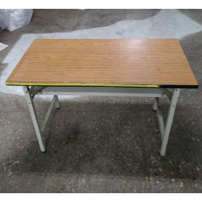 長型會議桌 折疊桌 木紋直角會議桌 長120*寬60 4尺 會議桌