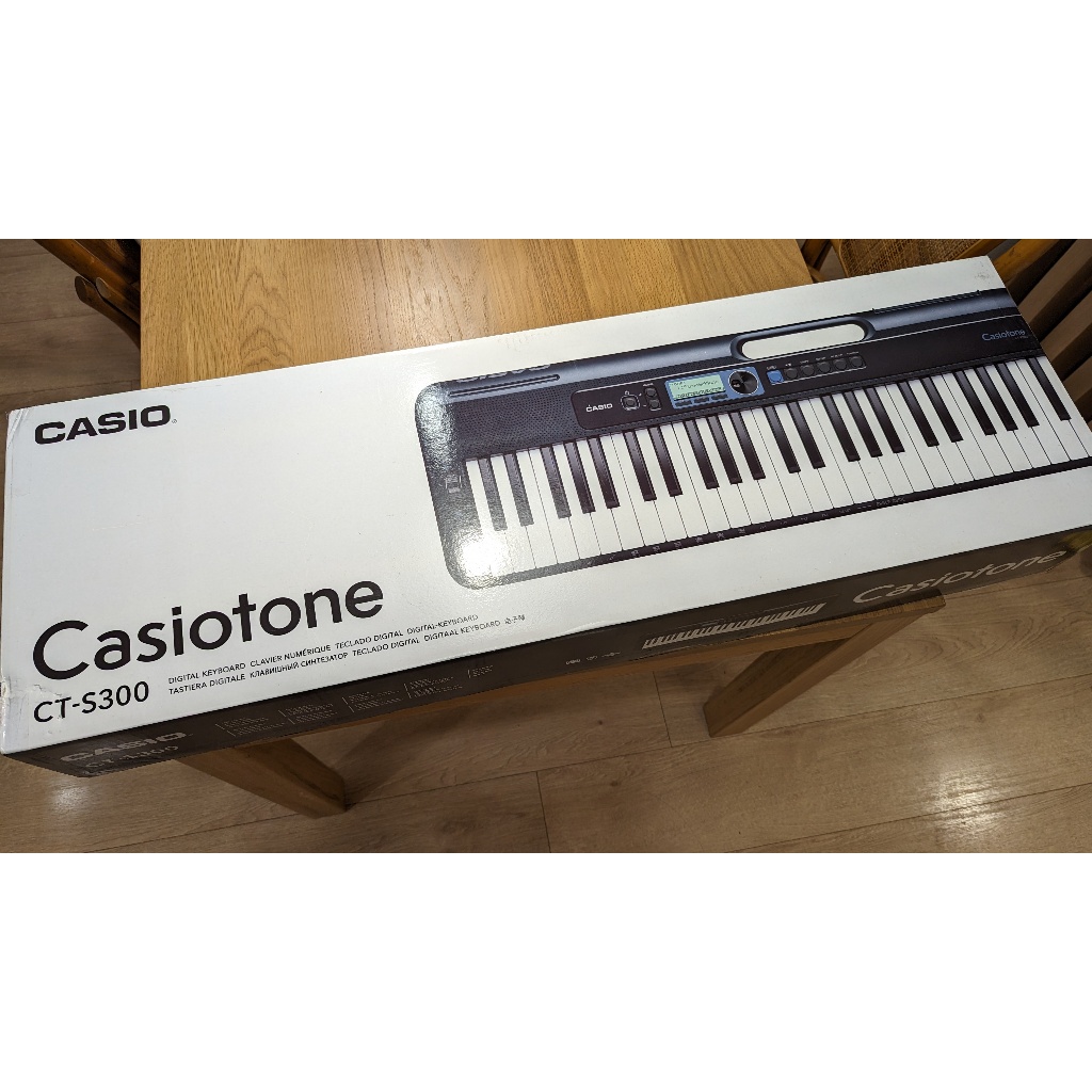 CASIO 卡西歐 CT-S300 61鍵 手提式　電子琴 觸鍵感應 9成新