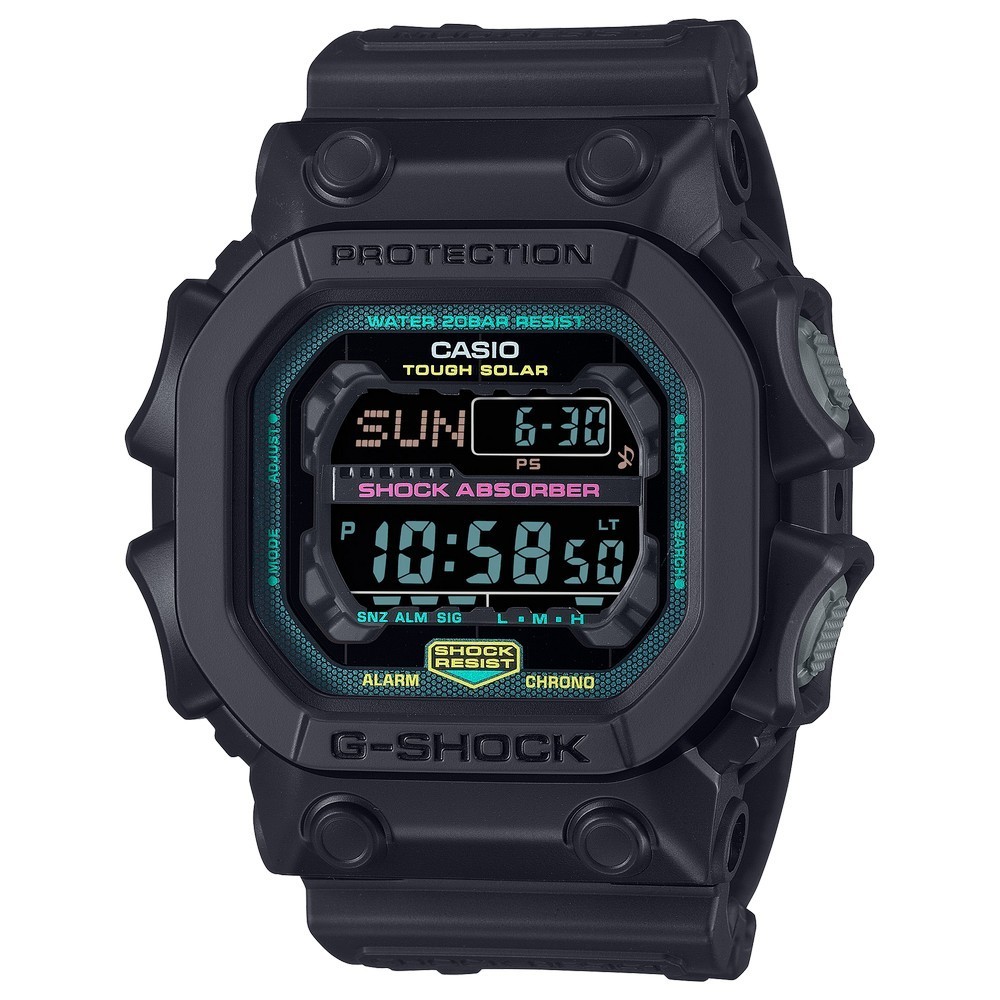 【CASIO】G-SHOCK 酷炫螢光大錶徑太陽能數位電子錶 GX-56MF-1 台灣卡西歐公司貨