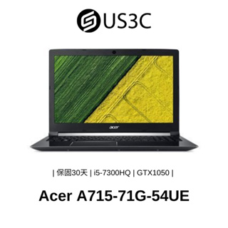 Acer A715-71G-54UE 15吋 FHD i5-7300HQ 4G 1THDD GTX1050 二手品