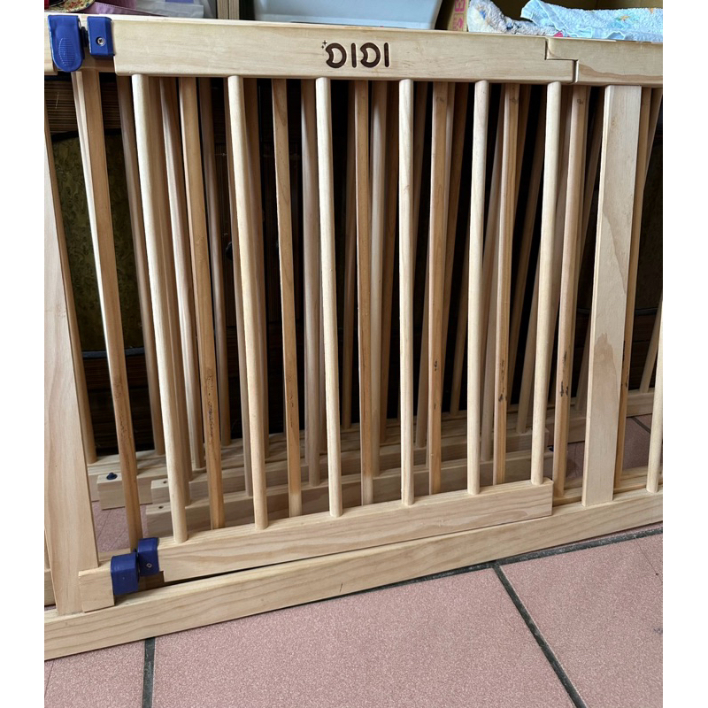 【DIDI】二手，實木遊戲圍欄| 嬰兒圍欄、幼兒圍欄、柵欄、安全門欄