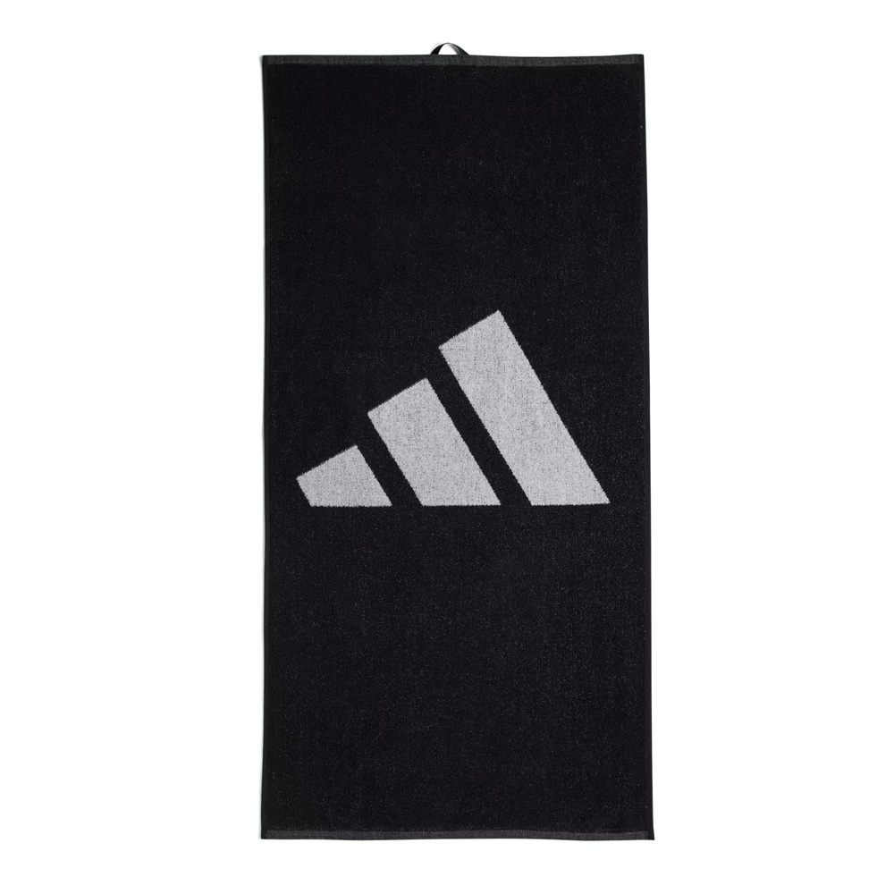 ADIDAS 3bar Towel SMAL  毛巾 運動 休閒 訓練 棉質 50x100cm 黑IU1290