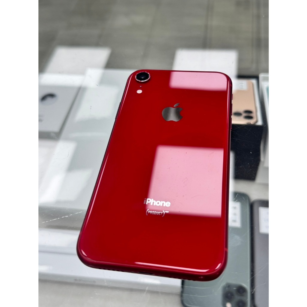 【敦富通訊】二手機 Apple iPhone XR 128G 6.1吋 紅色 單機