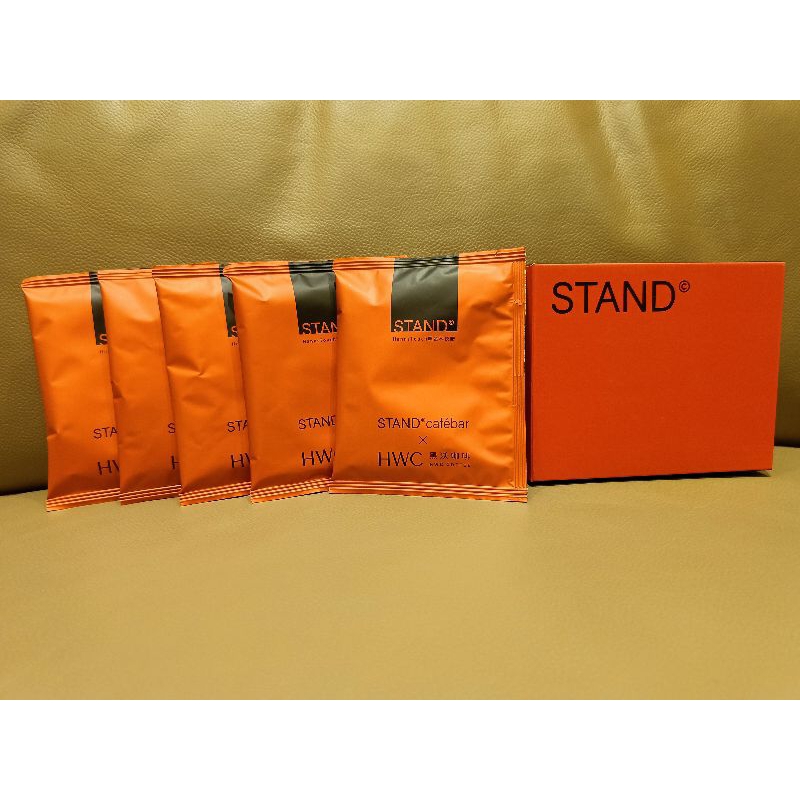 STAND X HWC黑沃濾掛式咖啡包(黃金曼特寧)(10g×5包)(精金股東會紀念品)
