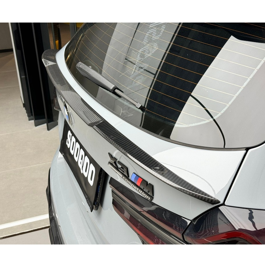 【EMRｘSooqooｘ現貨】BMW G01 X3｜F97 X3M 升級 SQ款 乾式碳纖維 中翼 尾翼 乾碳 卡夢壓尾