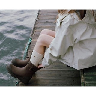 SUL 韓國代購🇰🇷預購 ROCKFISH 雨靴 長筒雨靴 FLATFORM WEAVING RAIN BOOTS