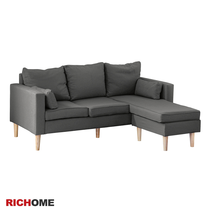 RICHOME  CH-1023 L型沙發(左右坐墊可互換) 沙發 沙發床 兩人沙發 三人沙發  L型沙發 套房 民宿