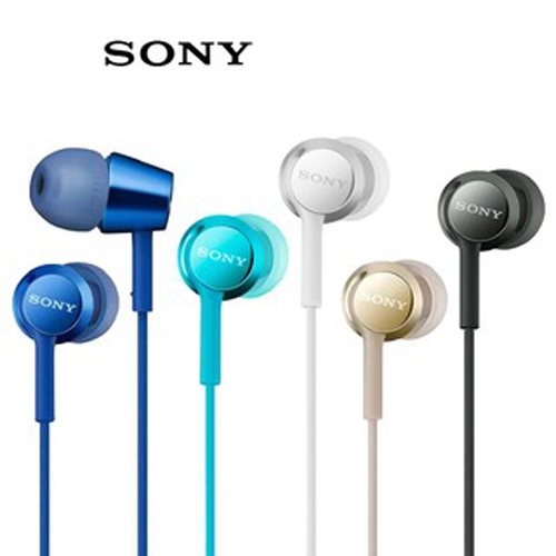 SONY MDR-EX155 5色 細膩金屬 耳道式耳機 (無線控/麥克風)