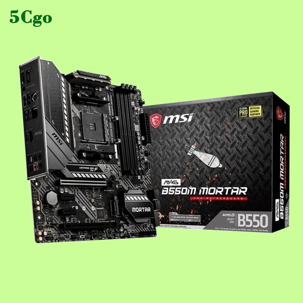 5Cgo.【一店】全新盒裝MSI/微星B550M MORTAR MAX W/I/F/I迫擊砲主機板AM4 DDR4
