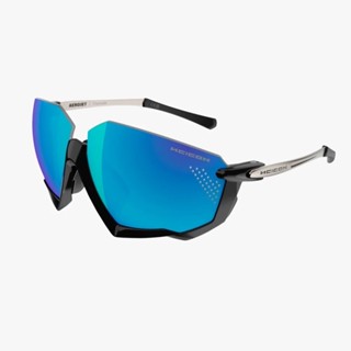 SCICON AEROJET TITANIUM 運動眼鏡 亮黑鏡框/鏡面藍片