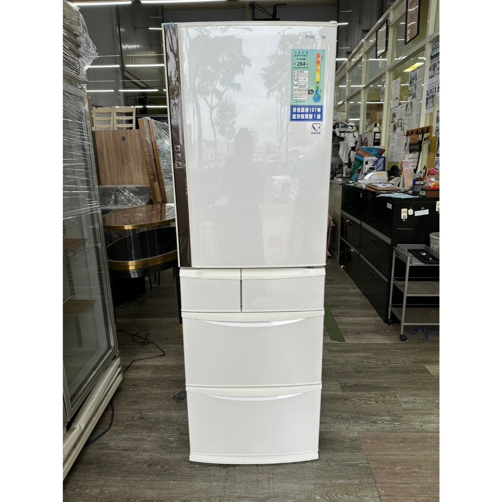 吉田二手傢俱❤Panasonic國際牌日本製411L五門變頻冰箱 家用冰箱 家庭冰箱 大冰箱