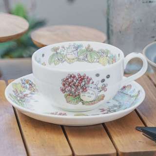 吉卜力 日本正品 Noritake 紀念 咖啡杯皿 季節編 宮崎駿 龍貓 9-10月 咖啡杯 下午茶 杯子 盤子