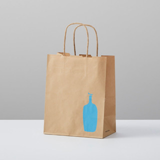 日本代購 現貨 Blue Bottle 牛皮紙袋 藍瓶咖啡經典LOGO 購物袋 提袋 禮物袋