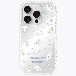 LANIS三麗鷗 磁吸版 透彩框 大耳狗喜拿 鏡面小花 手機防摔殼 iPhone 16 15 14 13 Pro Max