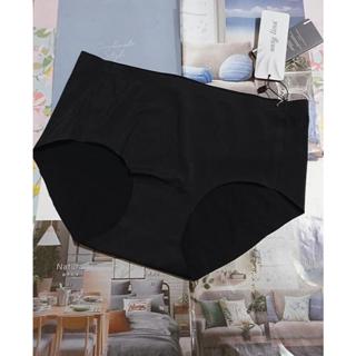 【EASY SHOP】奧黛莉easy line無痕褲中腰平口內褲(魔力黑)-XL號