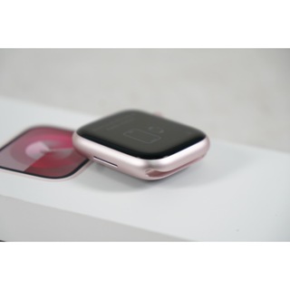 Apple 蘋果 Watch S9 45mm 粉 S/M 運動錶帶 GPS A2980 保固中