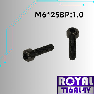 【瘋螺絲】ROYAL 鈦合金螺絲★ M6*25B P:1.0 錐形螺絲★ 64鈦/正鈦/鈦合金螺絲★出貨附發票★帝王黑
