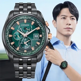 【WANgT】CITIZEN 星辰 GENT'S 系列 AT9128-87X 韋禮安廣告款 真三眼 光動能電波 石英手錶