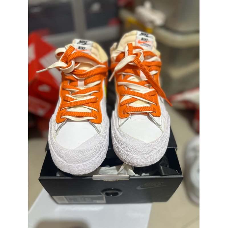 【Fashion SPLY】Sacai x Nike Blazer Low 白橘 結構 DD1877-100