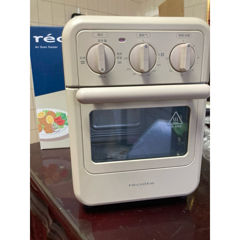 全新 recolte 麗克特 Air Oven Toaster 氣炸烤箱(RFT-1) 奶油白