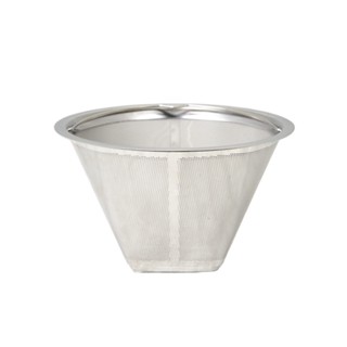 1-4Cup Coffee Filter 雙層不鏽鋼濾網 扇形 304不鏽鋼 咖啡濾網 臺灣製 RCF-2
