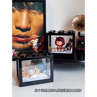 〖 〗盲盒收納展示架 單一小野 diy造景盒 透明防塵 小擺飾手辦展櫃 泡泡瑪特櫃