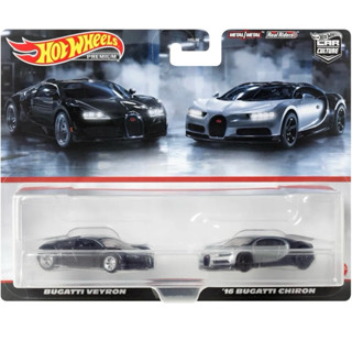 【六四分之一】Hot Wheels風火輪｜布加迪 BUGATTI VEYRON｜CHIRON 雙車組｜合金模型車