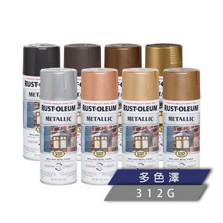 美國RUST-OLEUM 樂立恩 經典金屬噴漆 室內外噴漆 防鏽耐曬 金屬質感 快速乾燥 油老爺快速出貨