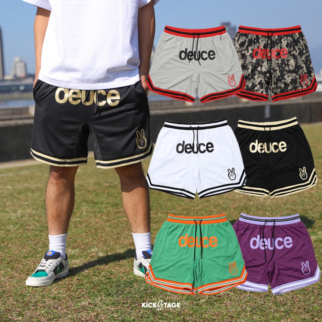 Deuce Brand Vibe Shorts Howard LOGO 抽繩 寬鬆 復古 籃球褲【DE001】