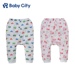 【Baby City 娃娃城】美棉初生褲（汽車／櫻桃）