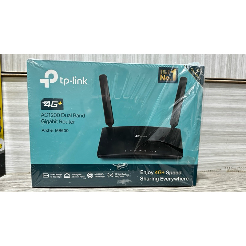 ［二手近全新］【TP-Link】Archer MR600 AC1200 Cat6無線雙頻4G LTE訊號wifi路由器