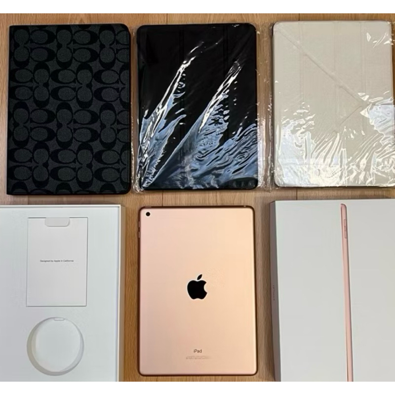 自用售 蘋果Apple iPad 6 128GB Wi-Fi金色(A1893)二手平板