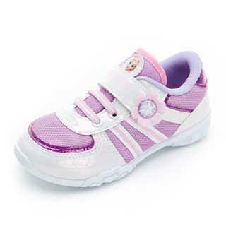 迪士尼 冰雪奇緣 童鞋 運動鞋 Disney 白紫/FOKB41767/K Shoes Plaza