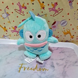 三麗鷗 人魚漢頓毛絨玩具 半魚人綠色醜魚毛絨公仔 玩偶娃娃吊飾 吊飾掛飾鑰匙圈