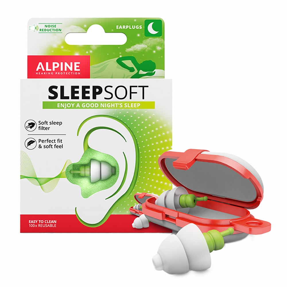 Alpine SleepSoft 舒眠耳塞 深沉睡眠 耳塞 打呼 救星 超軟 專利材質