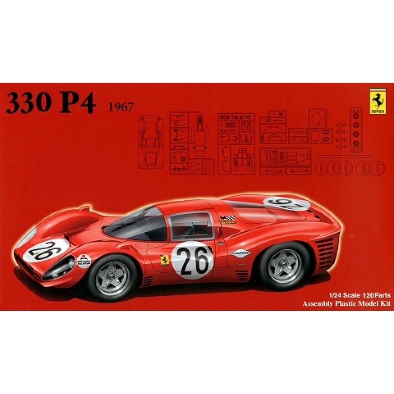 【好時多模】Fujimi (現貨)125756 1/24 Ferrari 330P4 1967 26號車 附引擎 蝕刻片