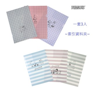 風雅日和💖日本KAMIO檔案夾 A4 索引資料夾 一套3入 L夾 史努比 星之卡比 三麗鷗 收納夾 B0102