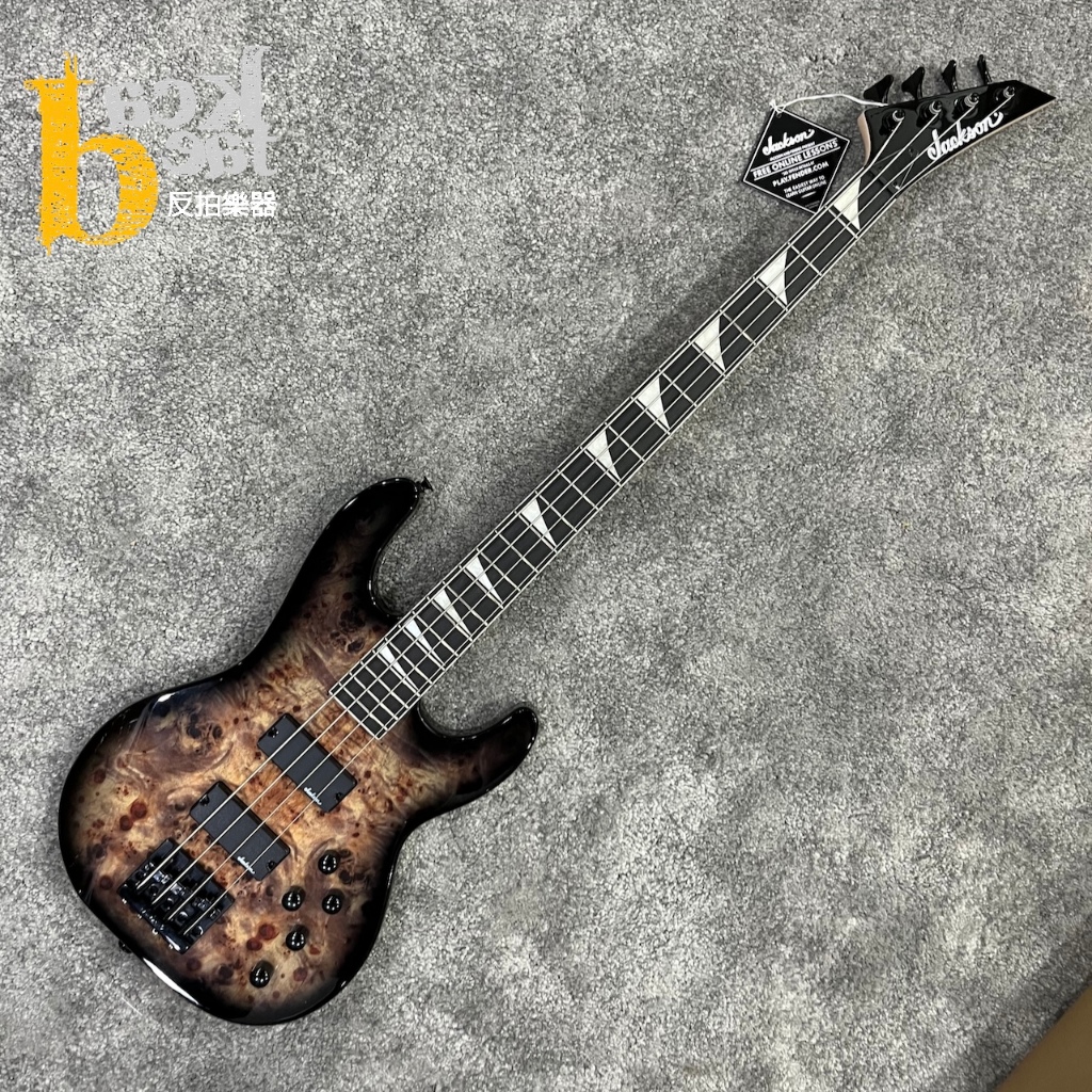 【 反拍樂器 】Jackson Concert Bass JS3P 貝斯 透明黑色漸層「公司貨 免運費」