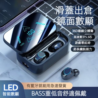 6h出貨 臺灣出貨 入耳式超長續航 零延遲高音質運動M48 高顏值藍芽耳機 適用蘋果/安卓/三星/小米 降噪無線運動耳機