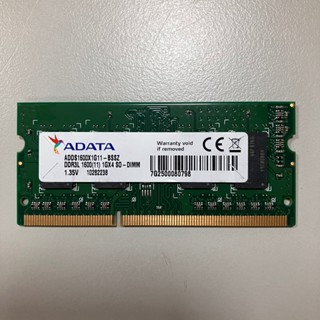 【中古】QNAP 1G DDR3L-1600 SO-DIMM NAS用記憶體 ADDS1600X1G11-BSSZ