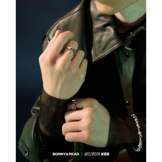 【Bonny & Read】[林書緯設計款/鋼飾] 環環相扣戒指 多尺寸 抗敏飾品 中性飾品 男生飾品【全現貨賣場】