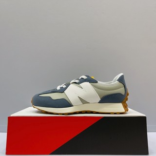 New Balance NB327 休閒鞋 中童 童鞋 寬楦 麂皮 綠藍 Wide PH327SM